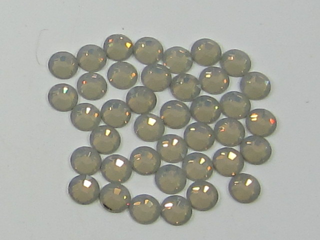 1 gross 12ss LIGHT GRAY OPAL HOTFIX European Rhinestones